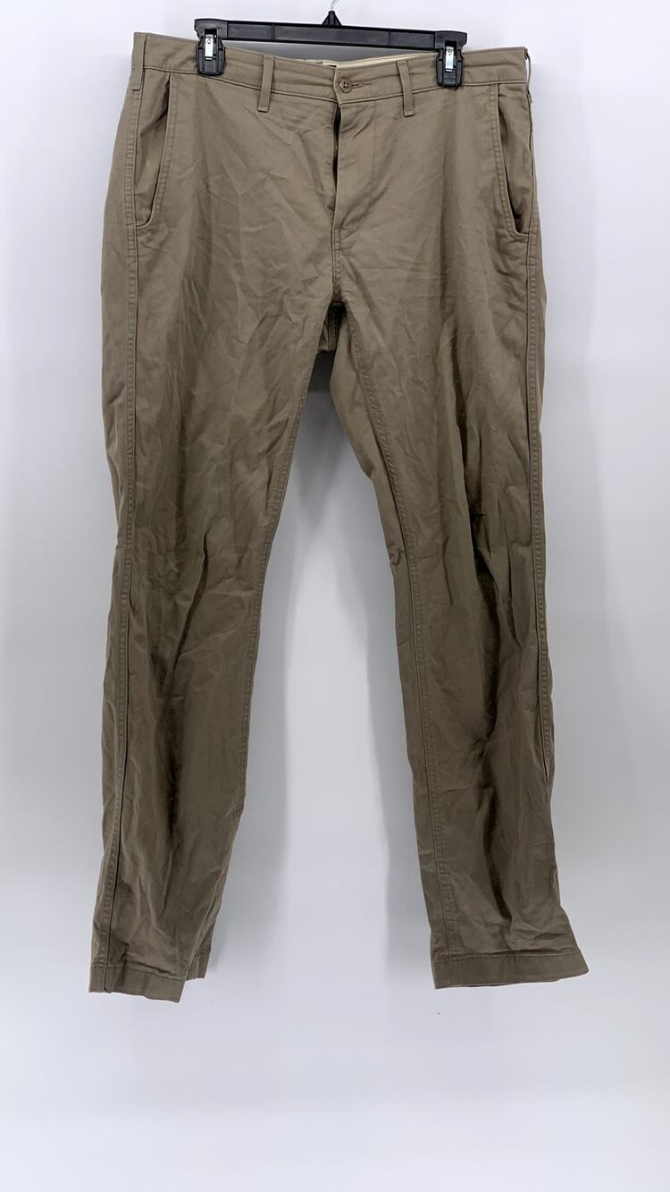 LEVI'S Men's Tan Regular-Fit Tapered Chino Pants SZ 32X34